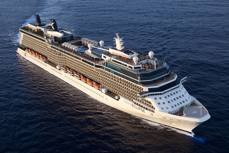 cruise ship Celebrity Eclipse at sea