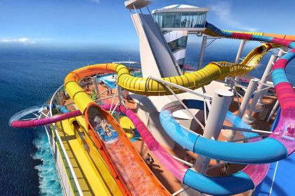 Royal Caribbean's Blaster waterslide
