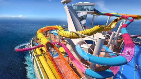 Royal Caribbean’s Blaster waterslide Royal Caribbean's Blaster waterslide