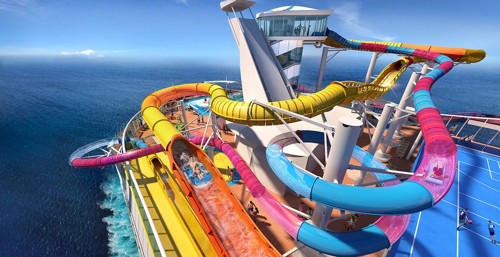 Royal Caribbean's Blaster waterslide