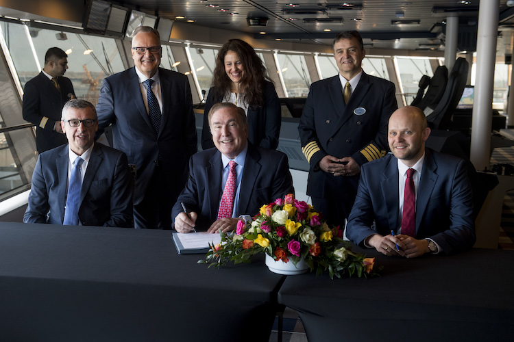 Spectrum of the Seas handover ceremony