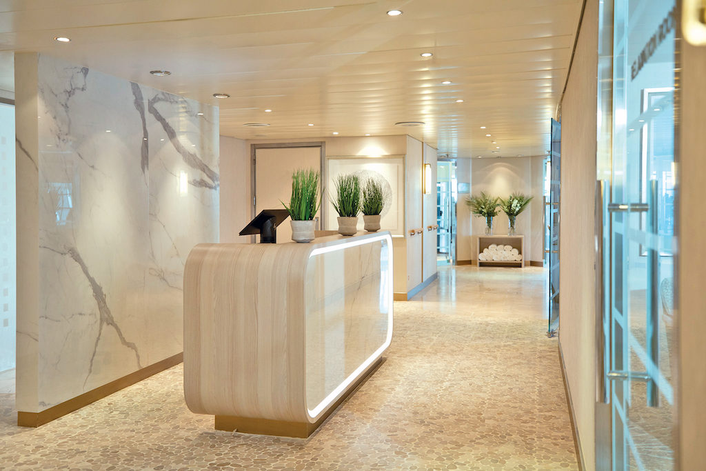 Seven Seas Navigator Spa entrance