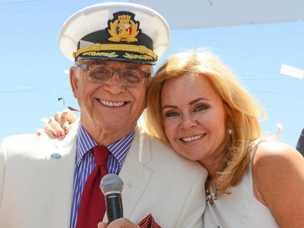 Gavin MacLeod and Jill Whelan
