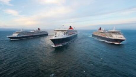 The three Cunard Queens The three Cunard Queens