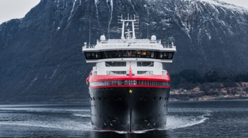 Hurtigruten expedition ship MS Fridtjof Nansen