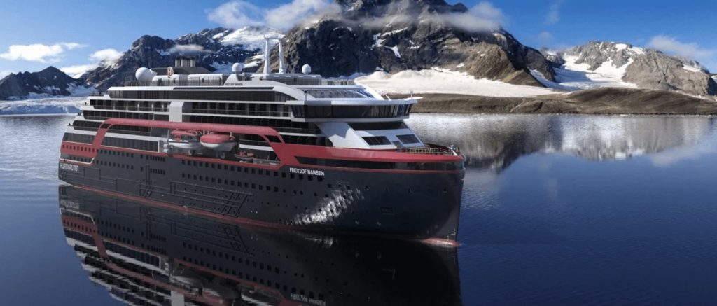 Hurtigruten expedition ship MS Fridtjof Nansen