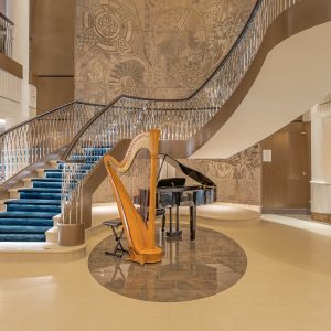 Spirit of Discovery atrium staircase