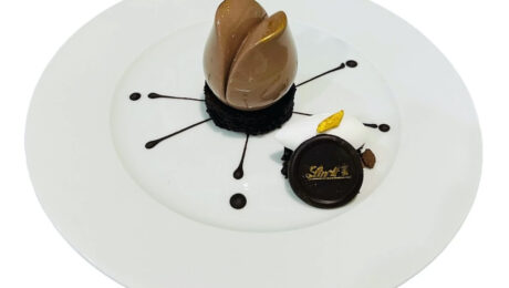 Lindt Chocolate Tulip on Holland America