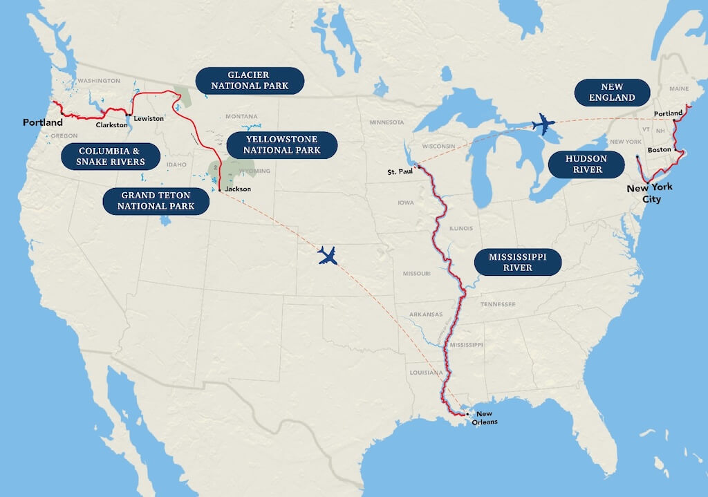 ACL 60-day cruise map