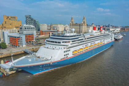 Borealis docked in Liverpool