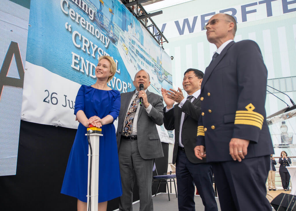 Crystal Endeavor christening