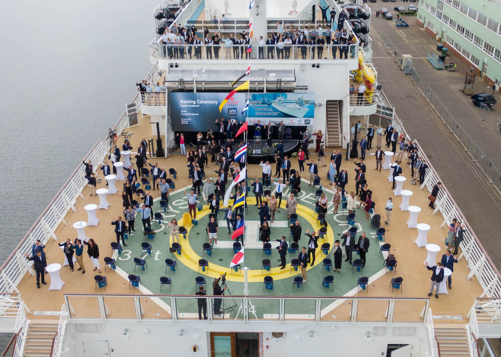 Crystal Endeavor christening