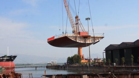 Emerald Sakara keel laying ceremony Emerald Sakara keel laying ceremony