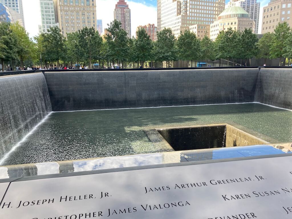 Ground Zero memorial pool 2