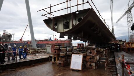 Scenic Eclipse II keel laying
