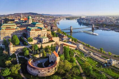 Scenic river cruising in Budapest