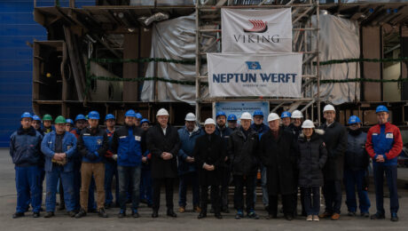 Viking ceremony held at Neptun Werft shipyard Viking ceremony held at Neptun Werft shipyard