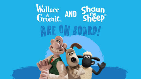 Wallace and Gromit with P&O Cruises